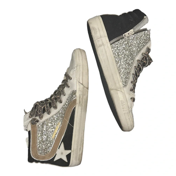 Special edit Golden Goose Slide Mid-TopSneakers, size 38,  #549 of only 759!!! - Picture 8 of 12